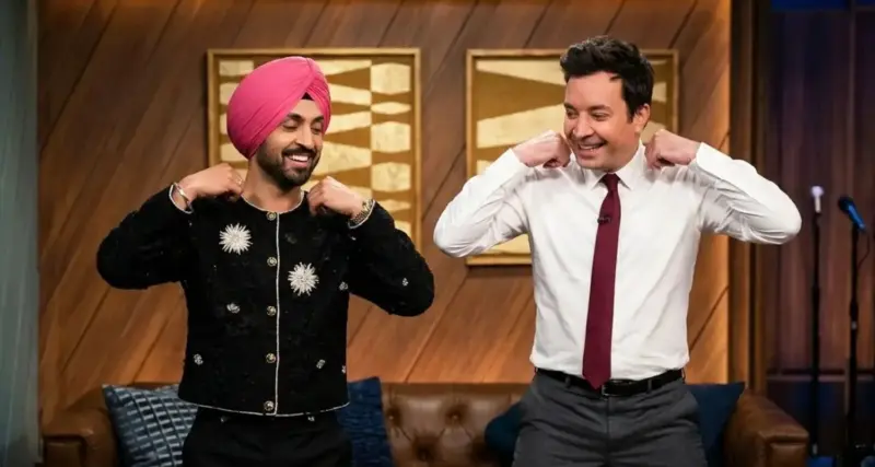 Diljit Dosanjh brings Punjabi vibes to Jimmy Fallon's show