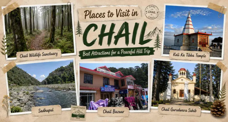 Places to Visit in Chail: Best Attractions for a Peaceful Hill Trip