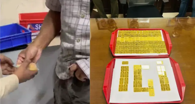 Man from US flight held at IGI with 115 gold bars hidden in belt