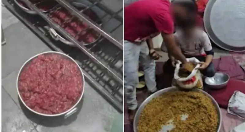 சமோசாவுக்குள் ஆட்டிறைச்சி பதிலாக மாட்டிறைச்சி: 6 பேர் கைது!