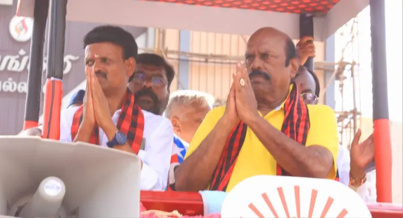 "அதிமுக எப்படியாவது 2ஆவது இடத்துக்கு வந்துருங்க. பிஜேபிய விட்றாதீங்க." : எ.வ.வேலு பிரச்சாரம்!