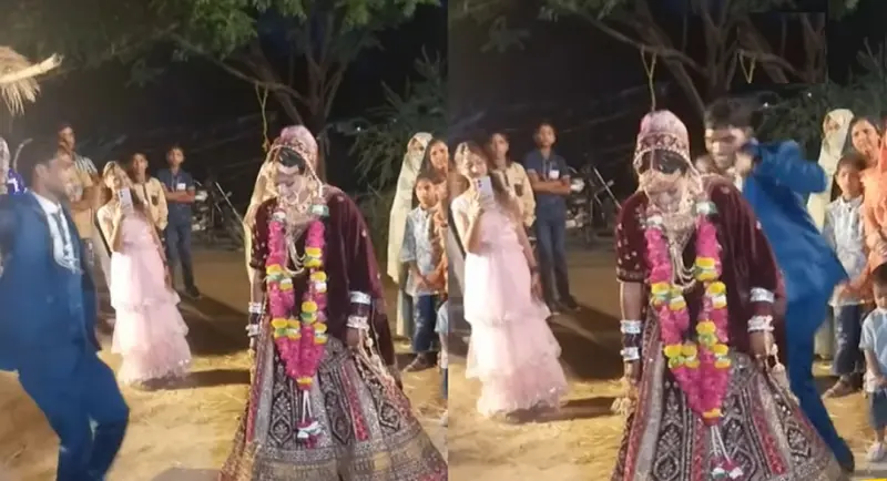 The bride was embarrassed after seeing the groom's strange dance, people laughed out loud after watching the video