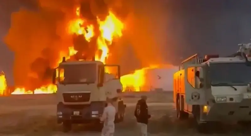 കുവൈറ്റ് എണ്ണ ശുദ്ധീകരണശാലയില്‍ ഇറാന്‍ ഡ്രോണ്‍ ആക്രമണം; വൻ തീപ്പിടുത്തം, രക്ഷാപ്രവര്‍ത്തനം തുടരുന്നു