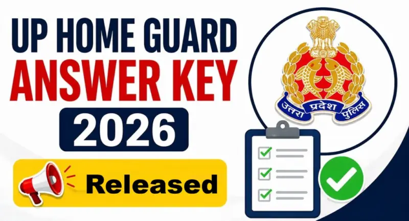 UP Home Guard Answer Key 2026