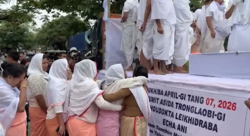 Manipur: Tronglaobi blast victims laid to rest after nearly a month