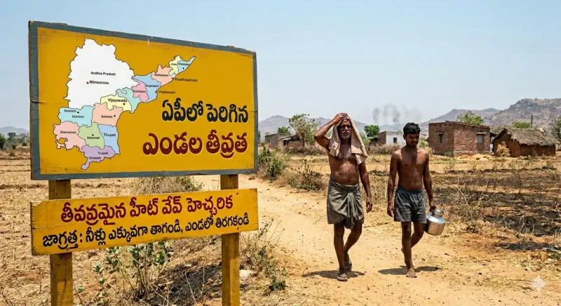 ఏపీలో 43 డిగ్రీలకు చేరనున్న ఎండలు.. వడగాల్పుల హెచ్చరిక!