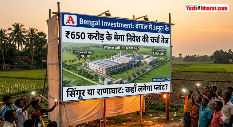 Amul Bengal Investment: बंगाल में अमूल के ₹650 करोड़ के मेगा निवेश की चर्चा तेज; जानें सिंगूर या राणाघाट में से कहाँ लगेगा प्लांट?
