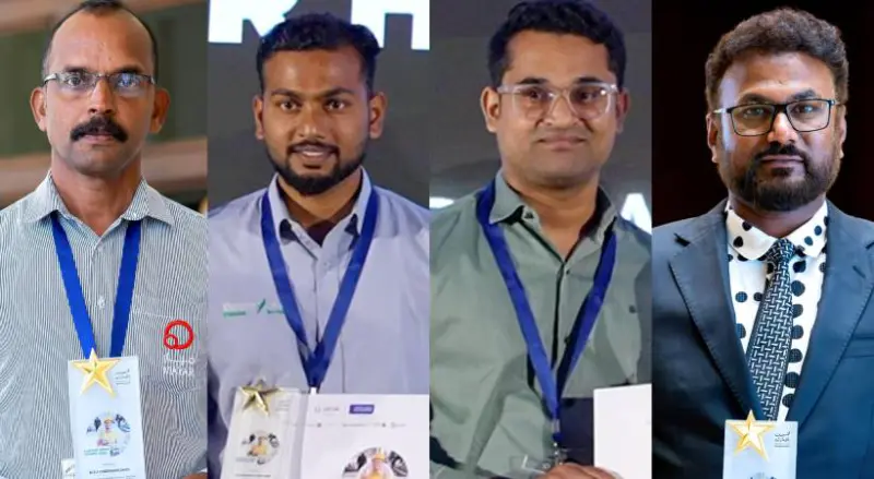 മരുഭൂമിയിലെ വിയര്‍പ്പിന് ആദരം; അബുദാബിയില്‍ 'ലേബര്‍ ഹീറോ'കളായി 4 മലയാളികള്‍, ഇത് കഠിനാധ്വാനത്തിന്റെ വിജയഗാഥ!