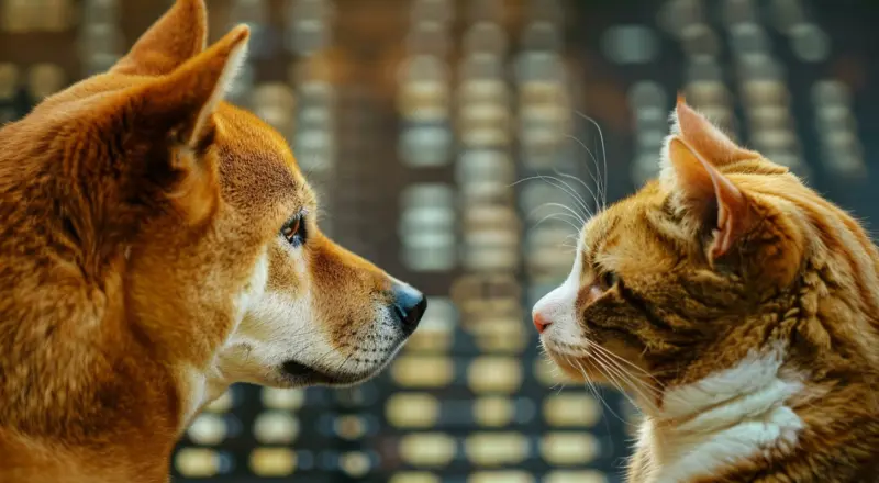 Dogecoin, Shiba Inu Welcome Dogwifhat In $2B Market Cap Club: Why Do Dogs Dominate Cats in Crypto?