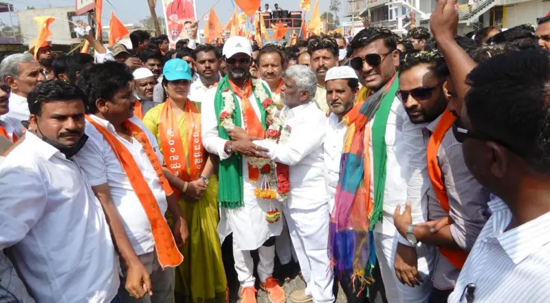 ಪಾದಯಾತ್ರೆಯಲ್ಲಿ ಭಾಗವಹಿಸಿದ ಮಹಿಳೆಯರು