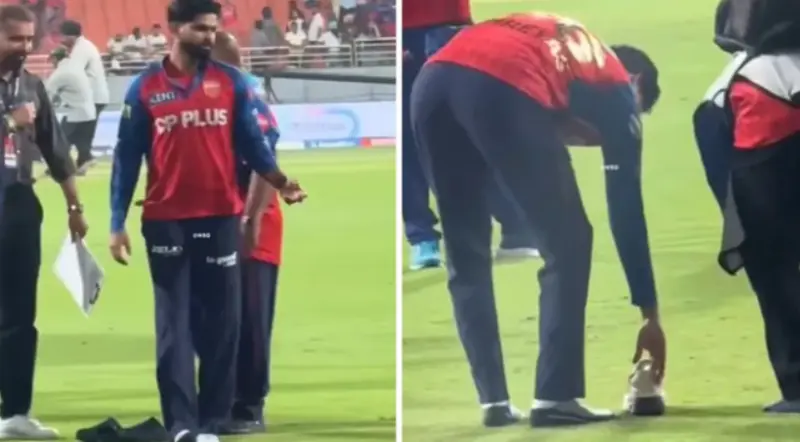 'चप्पलमध्ये कॅप्टन. आणि प्रेझेंटेशनसाठी कॅमेरामनचे बूट!'