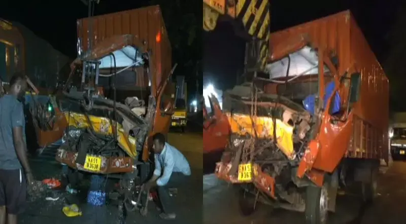 Lorry driver killed in early morning crash near Mysore Road signal