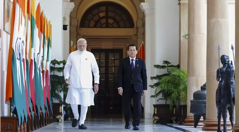 Myanmar won't let its soil be used against India, President assures PM Modi