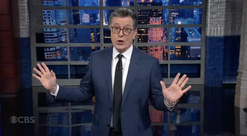 Stephen Colbert reacts to Trumps plan to target the press at White House Correspondents Dinner