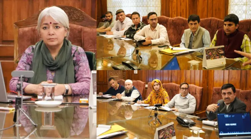 DDC Bandipora reviews SBM-G, NMBA, District Plan