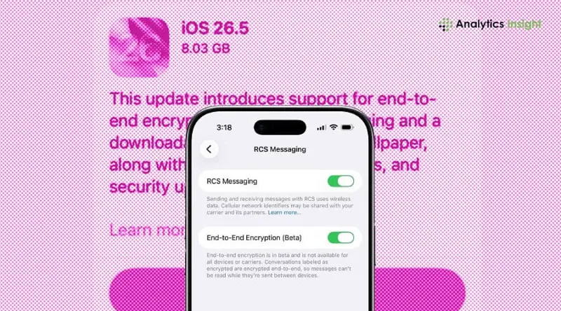Apple iOS 26.5 Rolls Out RCS Encryption, Suggested Ads, & Pride Wallpaper