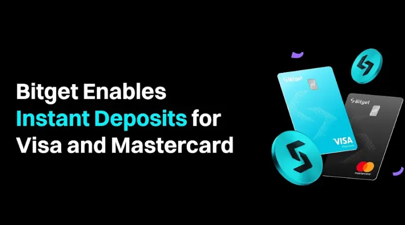 Bitget Launches Instant Deposits for Visa and Mastercard