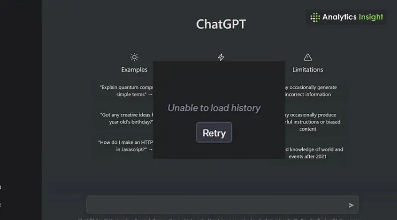 How to Fix ChatGPT Conversation History Not Loading Issue?