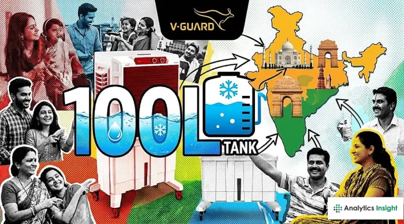 V-Guard Launches Zivardo 100 Air Cooler With 100L Tank in India