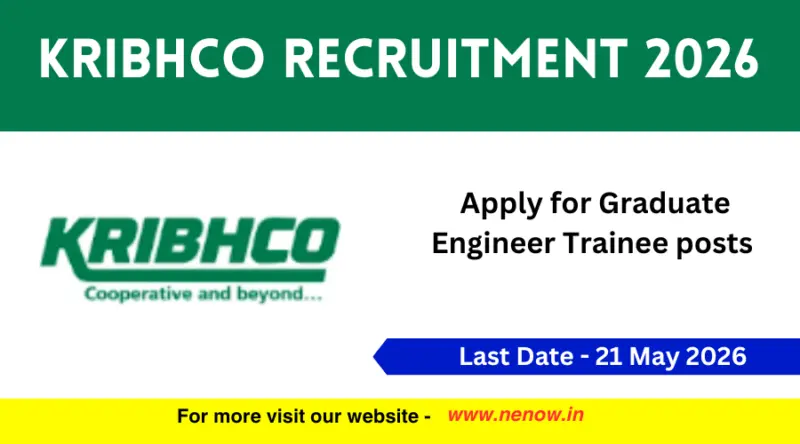 KRIBHCO Recruitment 2026 : Graduate Engineer Trainee posts
