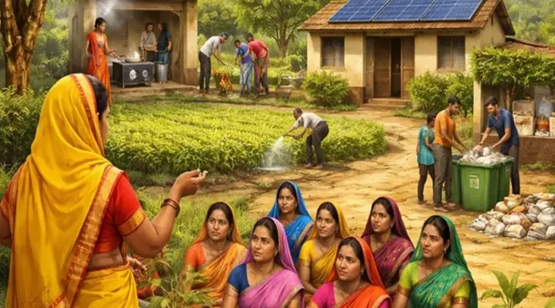 പുകയൊഴിഞ്ഞ അടുക്കളകള്‍, പച്ചപ്പണിഞ്ഞ തെരുവുകള്‍; ബെല ഗ്രാമത്തെ 'നെറ്റ് സീറോ'യിലെത്തിച്ച ഈ സര്‍പഞ്ച് താരം; ശാരദ ഗായ്ധാനെ എന്ന പെണ്‍കരുത്ത്