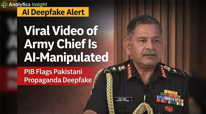 Indian Army Chief's Deepfake Video Goes Viral, PIB Issues Alert About Pakistani Propaganda