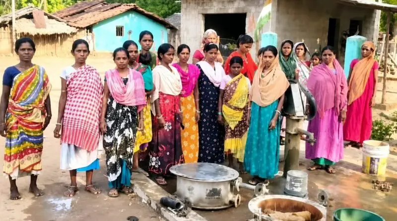 ନଳକୂପର ଲୌହଯୁକ୍ତ ପାଣିରେ ମେଣ୍ଟୁଛି ଶୋଷ