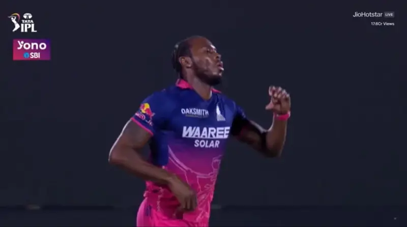 Watch: Jofra Archer dismisses Travis Head in first over vs SRH