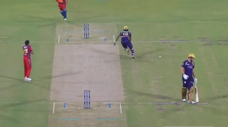 Watch: Controversial Dismissal; Angkrish Raghuvanshi Out for Obstructing the Field vs LSG | Dailyhunt