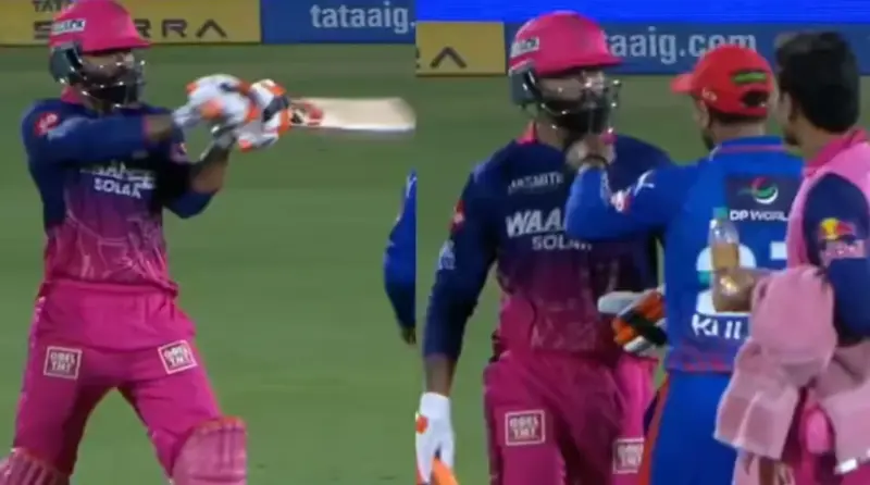 Watch: Ravindra Jadeja and Kuldeep Yadav share fun moment during DC vs RR IPL 2026 match