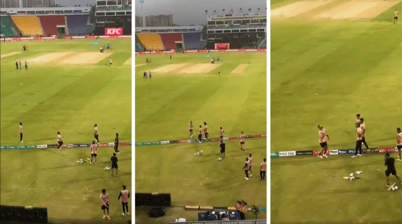 Video of the day! Glenn Maxwell spotted giving fielding training to kids near the boundary in the PSL 2026