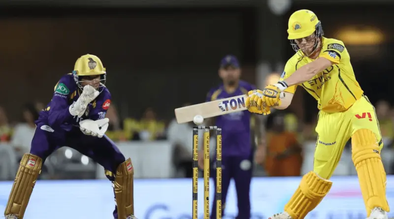 Why are Players from Chennai Super Kings and Kolkata Knight Riders wearing black armbands in Chennai?