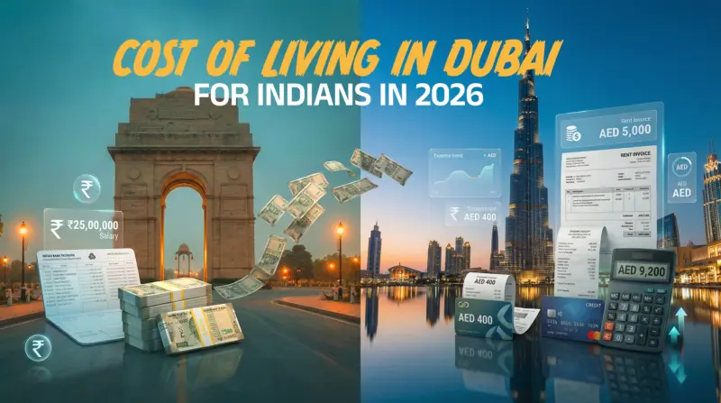 Cost of Living in Dubai for Indians in 2026