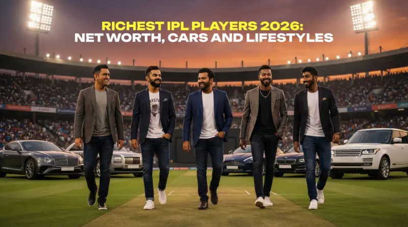 Richest IPL Players 2026: Net Worth, Cars, Homes and What They Actually Spend On