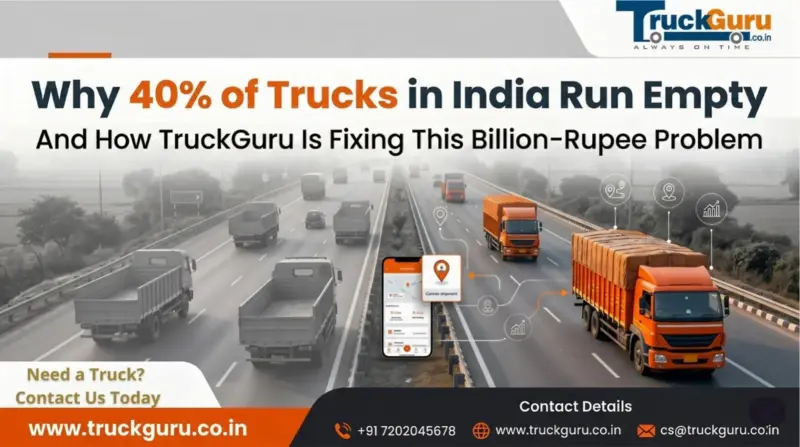 Why 40% of Trucks in India Run Empty - And How TruckGuru Is Fixing This Billion-Rupee Problem