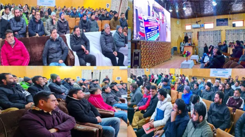 District Administration Kupwara holds Mega Workshop at Town Hall