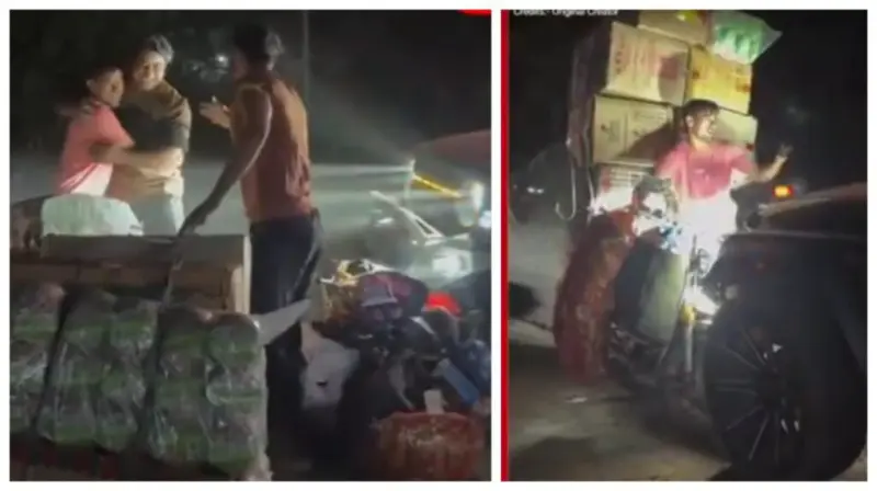 நடு ரோட்டில் வெடித்த மோதல்.! உத்து பார்த்ததும் உண்மை தெரிஞ்சிட்டு.. டேய் மச்சான் நீயாடா. விபத்தில் பூத்த நட்பு. கலங்க வைக்கும் காணொளி..!!
