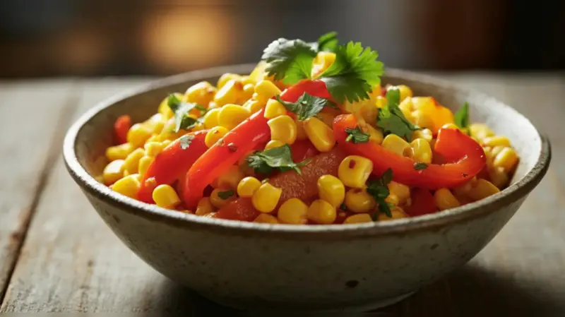 How To Make Sweet Corn And Capsicum Stir-Fry For Healthy Everyday ...