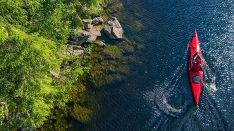 Kayakers, this is an epic spot for river safaris