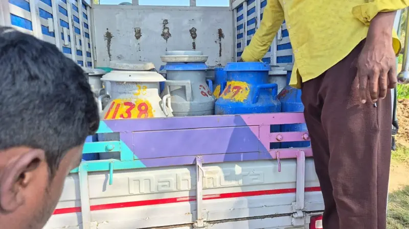 ಕೋಲಾರ: 1,120 ಲೀಟರ್ ಕಲಬೆರಕೆ ಹಾಲು ವಶ