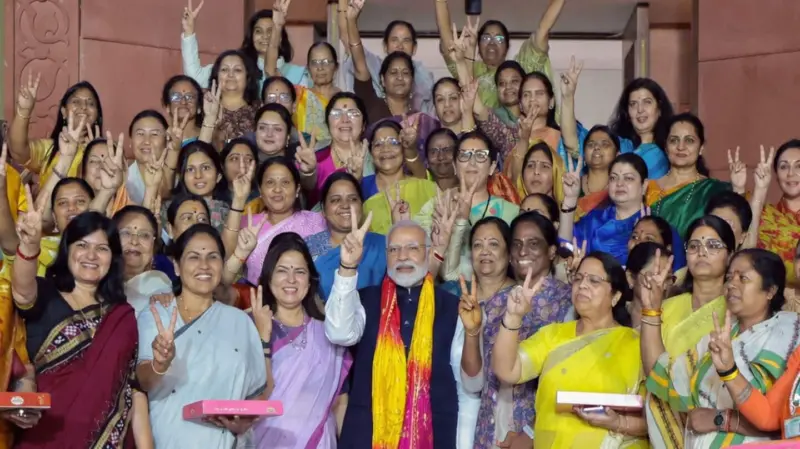 Modi pens op-ed on Women's Reservation Bill