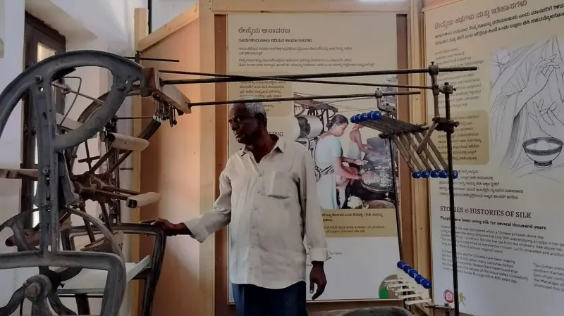 Silk stories at a charming heritage railway station in Bengaluru