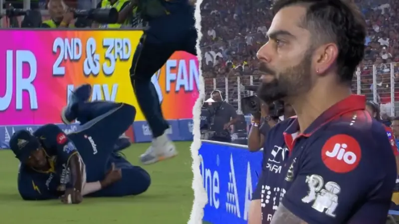 रजत पाटीदार Out या Not Out? होल्डर के कैच पर बवाल, अंपायर से भिड़े कोहली