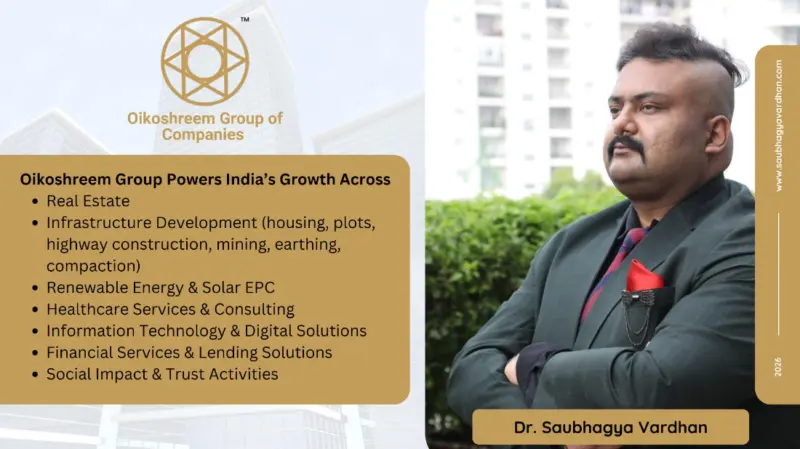 Building India's Multifaceted Future: The Oikoshreem Group and Saubhagya Vardhan's Vision for Sustainable Growth​