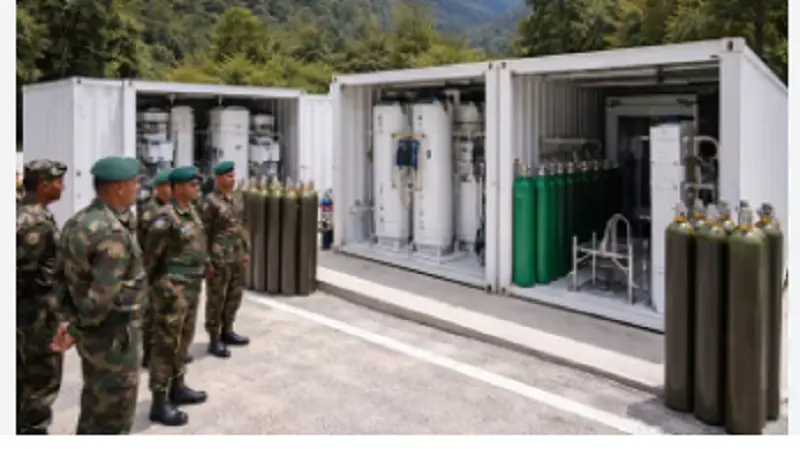 Arunachal Pradesh: Army inaugurates oxygen generation plant and refilling centre in Subansiri Valley