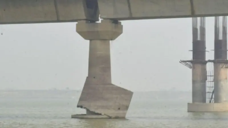 Bihar's Vikramshila Setu faces collapse after three pillars damaged by currents: Watch video