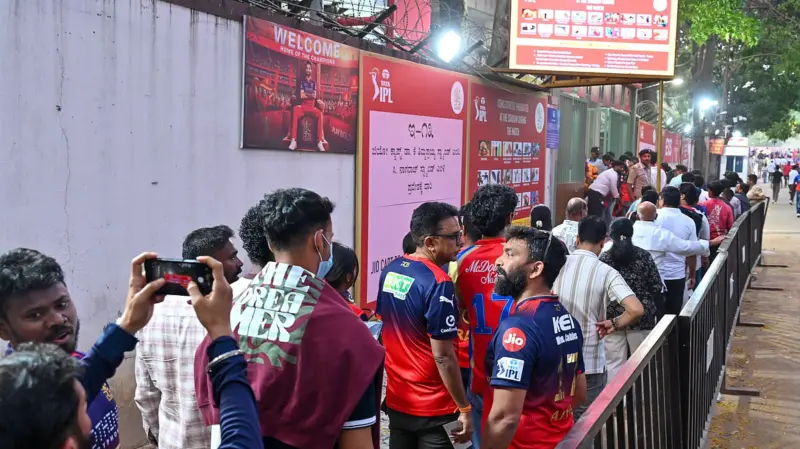 11 arrested for black-marketing of RCB-CSK IPL match tickets outside Chinnaswamy stadium