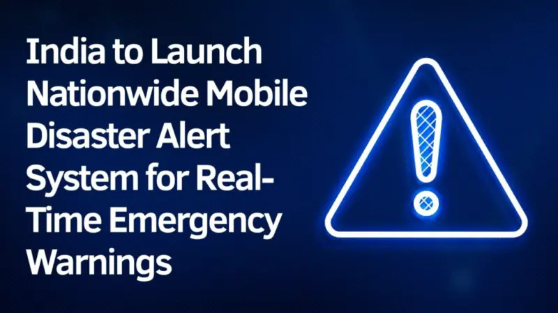 India Unveils Nationwide Mobile Disaster Alert System with Real-Time Emergency Warnings | Cliq Latest