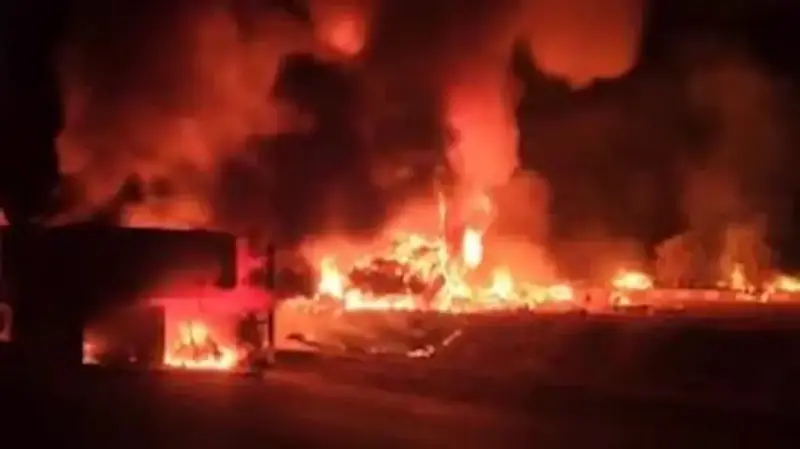 Nandyala Road Accident: రోడ్డు ప్రమాదం.. ముగ్గురు సజీవ దహనం