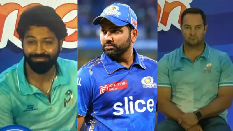 Watch: Mark Boucher's silence, Hardik Pandya's evil laugh at Rohit Sharma's sacking question spark outrage